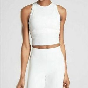 NWT Athleta XS Viper Midi Tank White Reflective